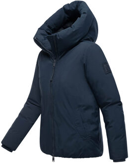 Blütenlicht dames winterjas – eenvoudig, warm & functioneel Blauw