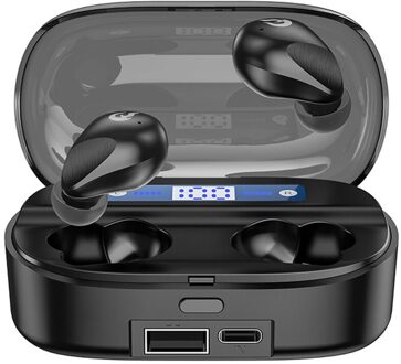 Bluetooth 5.0 Headset Draadloze Koptelefoon Mini Oordopjes Stereo Hoofdtelefoon Draadloze Binaural 5.0 Stereo Bluetooth Headset