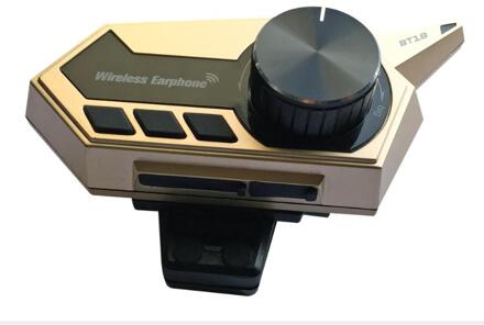 Bluetooth 5.0 Motor Helm Headset Draadloze Handsfree Stereo Oortelefoon Motorfiets Hifi Hoofdtelefoon Met Handbar Controller goud geen doos