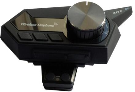 Bluetooth 5.0 Motor Helm Headset Draadloze Handsfree Stereo Oortelefoon Motorfiets Hifi Hoofdtelefoon Met Handbar Controller zwart met doos