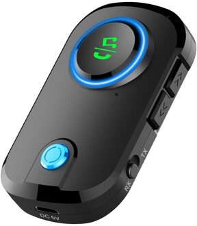 Bluetooth 5.0 O Zender Ontvanger 3.5Mm Aux Jack Usb Muziek Draadloze Adapter Voor Auto Pc Tv Hoofdtelefoon
