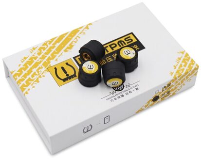 Bluetooth 5.0 Tpms Auto Bandenspanning Monitor System Met 4 Sensoren Voor Ios Android Mobiele Telefoon App Monitoring Alarm Bluetooth 4.0