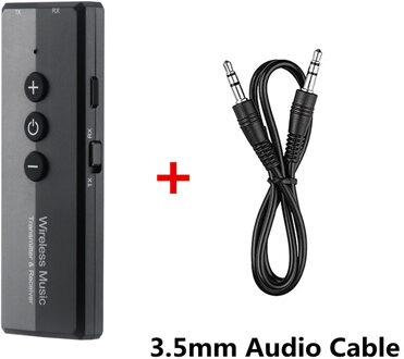 Bluetooth 5.0 Zender Ontvanger RCA 3.5mm Aux Jack Stereo Muziek Audio Draadloze Adapter voor TV PC Auto Kit met controle Knop