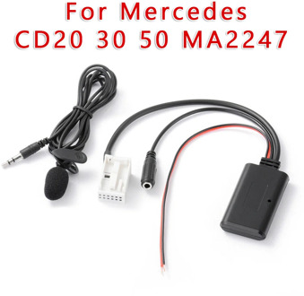Bluetooth Audio Adapter Aux MIC Cable W/ Microphone For Mercedes W245 W203 W209 High Quality Material