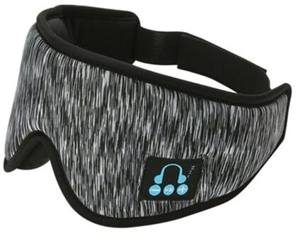 Bluetooth Draadloze Verlichten Vermoeidheid Muziek Slapen Oogmasker Slaap Hoofdtelefoon Rustgevende Ruisonderdrukking Slaap Steun Bril grijs