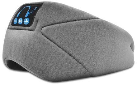 Bluetooth Draadloze Verlichten Vermoeidheid Shading Slapen Oogmasker Muziek Hoofdtelefoon grijs