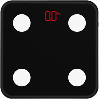 Bluetooth Elektronische Weegschaal 1Pc Generieke Water Spiermassa Bmi Floor Duurzaam Badkamer Benodigdheden Body Weegschalen zwart