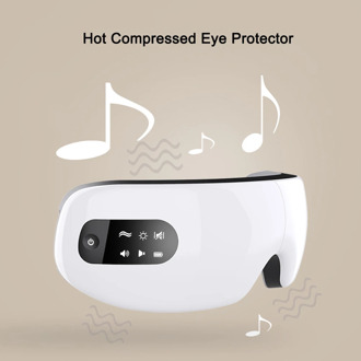 Bluetooth Eye Massager Eye Care Device Wrinkle Fatigue Relieve 4 mode Electric Vibration Massage Hot Compress Therapy Massager