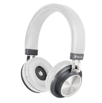 Bluetooth Headset Met Microfoon Ngs Articapatrolwhite Wit