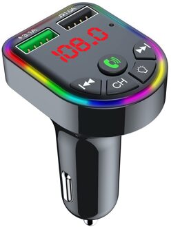 Bluetooth In-Car Draadloze Fm-zender MP3 Radio Adapter Auto Kit 2 Usb Charger Draadloze Verbinding Charger MP3 Speler