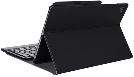 Bluetooth Keyboard Case Voor Samsung Galaxy Tab S6 Lite 10.4 "P610 P615 Inch Toetsenbord Funda Cover Lichtgewicht Slanke Stand case zwart met zwart