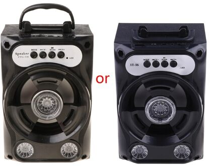 Bluetooth Luidspreker Wireless Sound Systeem Bass Stereo Met Led Light Ondersteuning Tf Card Fm Radio Outdoor Sport Travel