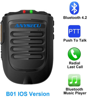 Bluetooth Microphone B02 Handheld Wireless Microphone for 3G 4G Newwork IP Radio With REALPTT ZELLO IOS Mobile Phone