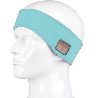 Bluetooth MP3 Hoofdband Draadloze Oordopjes Headset Koptelefoon Muziek Stereo Zweet Band Voor Outdoor Sport Aankomst Blauw