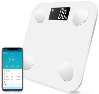 Bluetooth Schaal Floor Gewicht Weegschaal Smart Backlight Display Weegschaal Gewicht Vet Water Spiermassa