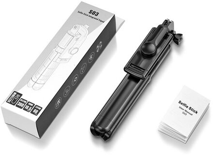 Bluetooth Selfie Stok Statief Draagbare Draadloze Controle Monopod Handheld Voor Ios/Huawei/Xiaomi Telefoon