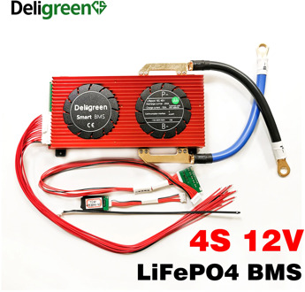Bluetooth Smart BMS 4S 150A 200A 250A LiFePO4 Battery BMS for 14.6V Battery pack with Bluetooth CAN communicatio UART RS485