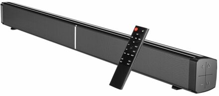 Bluetooth Speaker, 20W Lange Strip Multi-mode Thuis Luidspreker Die Kan Worden Ingeschakeld Op Zal Voor Home Theater zwart