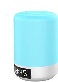 Bluetooth Speaker Draadloze Speler Draagbare Touch Pat Licht Kleurrijke Led Nachtlampje Speaker Nachtkastje Lamp Voor Beter Slaapt