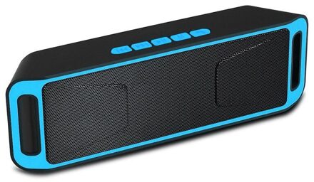 Bluetooth Speaker Draagbare Draadloze Stereo Luidsprekers Ontvanger Voor Smart Telefoon Fm Computer Muziek Super Bass Sound Speakers blauw