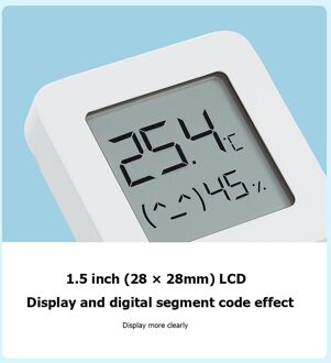 Bluetooth Thermometer 2 Temperatuur Vochtigheid Monitor Led Digitale Ddisplay, Ultra-Lange Levensduur Batterij, Hoge-Pprecision Sensor