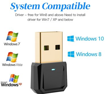 Bluetooth Usb Adapter 5.0 Desktop Computer Zender Draadloze Muis Toetsenbord Speaker Printer Ontvanger
