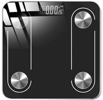 Bluetooth Weegschaal Smart Schaal Glas Led Digitale Floor Schaal Badkamer Weegschaal Balance
