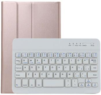 Bluetooth Wireless Keyboard Case Voor Samsung Galaxy Tab S4 10.5 Inch T830 T835 SM-T830 SM-T835 Leather Stand Cover Met Toetsenbord K050ROG