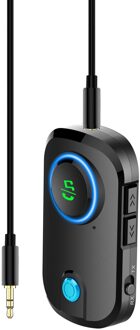 Bluetooth Zender Ontvanger 3.5Mm Aux Wireless Audio Adapter Handsfree Carkit Met Microfoon Voor Hoofdtelefoon Speaker Stereo