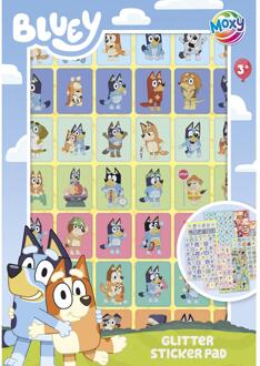 Bluey/Dora glitter stickerboek a5