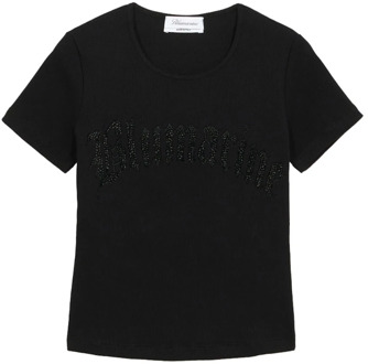 Blumarine Costina T-Shirt Blumarine , Black , Dames - S