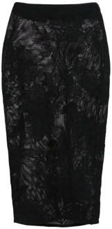 Blumarine Midi Skirts Blumarine , Black , Dames - L,M,S