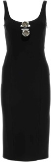 Blumarine Zwarte stretch jurk Blumarine , Black , Dames