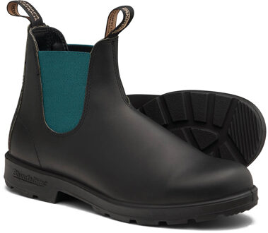 Blundstone #2307 Zwart/blauwgroen Chelsea-laars