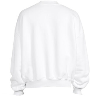 Blurr Book Over White Oversized Sweatshirt Wit