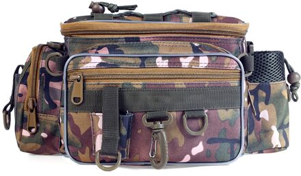 Blusea Draagbare Vissen Tas Waterdichte Outdoor Enkele Schouder Vissen Taille Verpakking Zak Vissen Lokken Reel Pakken Pesca Opbergtas