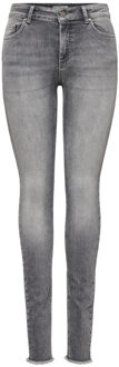 Blush Mid Waist Coated Skinny Fit Jeans Dames - Maat S X L30