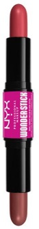 Blush NYX Professional Make-Up Wonder Stick Dual-Ended Cream Blush Stick 03 Coral + Deep Peach 8 g