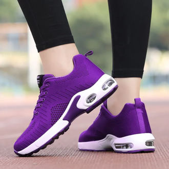 BLWBYL Platform Ladies Sneakers Breathable Women Casual Shoes Woman Fashion Height Increasing Shoes Plus Size 35-42