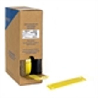 BM-25x75-7643-YL polyurethaan tags geel | 25 mm x 75 mm (origineel)