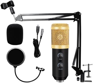 Bm 800 Verbeterde Bm 900 Usb Microfoon Voor Pc Microfone Condensador Usb Karaoke Microfoon Met Standaard Statief & Pop Filter 5