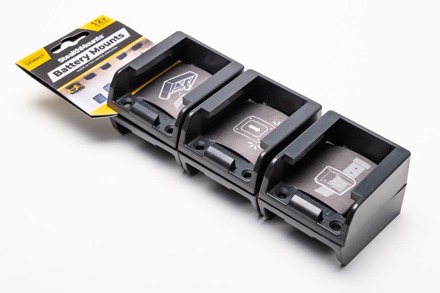 BM-DW12-BLK-6 Accuhouders voor DeWalt 12v | Zwart | 6 stuks - BM-DW12-BLK-6