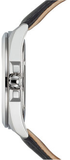 BM7108-14E Horloge - Leer - Zwart - Ø 41 mm