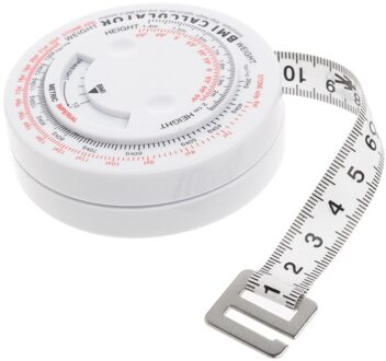 Bmi Body Mass Index Intrekbare Tape 150Cm Maatregel Rekenmachine Dieet Gewichtsverlies Tape Maatregelen Tools1 # #