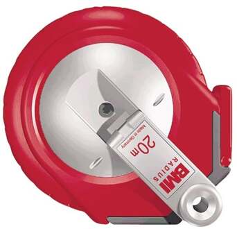 BMI Rolmaat | lengte 10 m bandbreedte 13 mm | cm EG II | kunststof glasvezel | 1 stuk - 520211010A - 520211010A