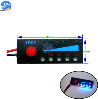 BMS 1S 2S 3S 4S 5S 6S 7S Lithium Lifepo4 Battery Capacity Indicator LED Display Capacity Test for Power Bank Electric Drill DIY