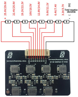 BMS 2S-8S 1.2A Balance Board Lifepo4 LTO Lithium Battery Active Equalizer Balancer Energy Transfer Board BMS 3S 4S 5S 6S 7S 8S