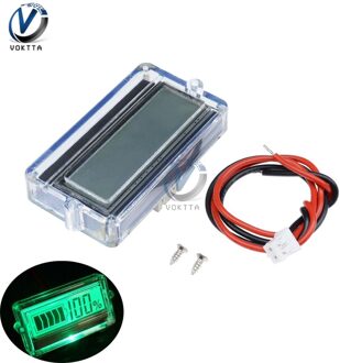 BMS 3S 12V 24V 48V Lithium Batterij Capaciteit Indicator Batterijen Tester Voltmeter Voltage Meter Met Waterdichte case Shell
