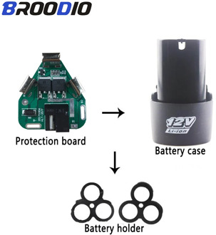 BMS 3S 12V DC Electrical Tools Li-ion Battery Protection Board BMS Circuit 18650 Holder 3 Cell Packs For Hand Lithium Drill PCB