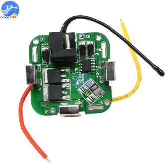BMS 4S 14.8V Dual MOS 18650 Lithium Battery Charging Protection Board Li-ion Power Bank Charger with Wire